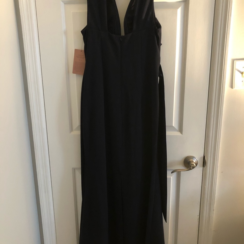 Navy BHLDN formal gown NWT